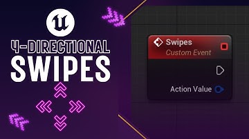 How To 4-Directional Swipes in Unreal Engine 5.5 in Just 11 Minutes