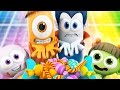 Funny animated cartoon  spookiz special party songs for kids to dance to  cartoon for children