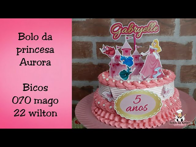 Bolo Princesa Decorao Rosa 2 by prestigioeventos on DeviantArt