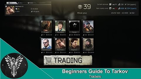 Beginners Guide to Tarkov: The Traders