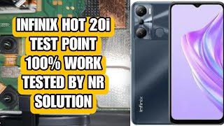 Infinix Hot 20i X665C X665E Test Point Way Tested 100% Working FRP Format User Data Imei Repair