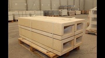 Cast stone by means of the concrete block technology