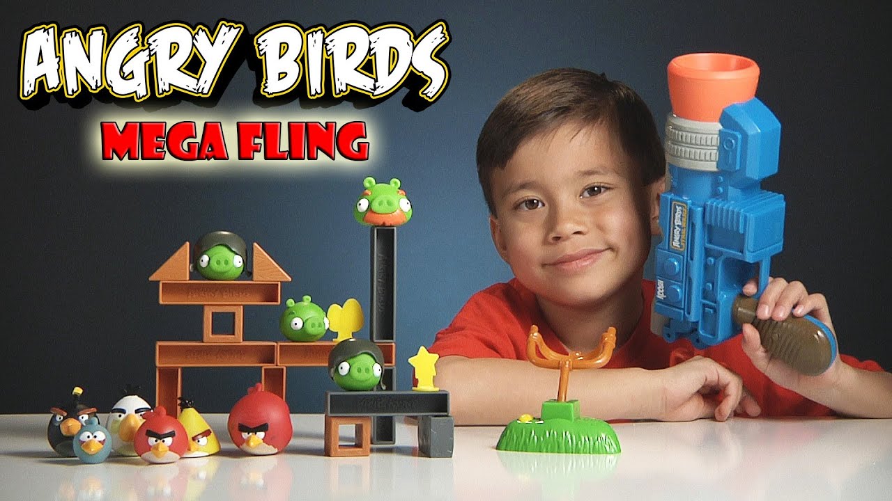 Angry Birds MEGA FLING GAME! Review and Epic Launcher FAIL! - YouTube