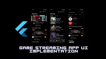 Gamestreaming App UI Imementation | Flutter | Part -1