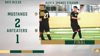 Cal Poly vs. UC Irvine, Men's Soccer Highlights -- Oct. 2nd, 2022