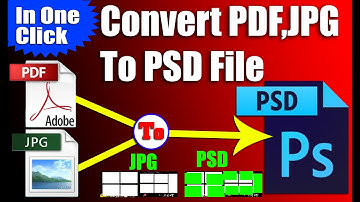 How to convert JPEG to PSD | how to change JPEG image to psd file  | Convert PDF to PSD | #SV STUDIO