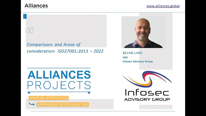 Alliances Project - ISO27001 - Overview of Changes Since 2022