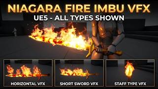 Sword Fire Imbu in Unreal Engine 5 Niagara