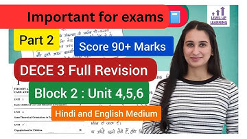DECE 3 Block 2 Revision Simran Gumber Level Up Learning