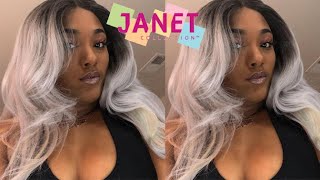 *TASTE THE RAINBOW* Janet Collection NEW Color Me Human Hair Blend Lace Front Wig Review