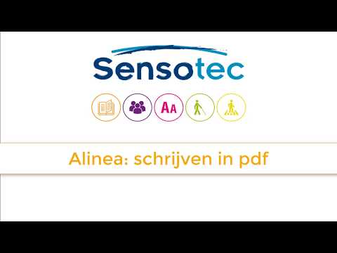 Alinea - schrijven