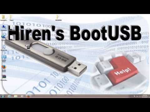 How to run Hiren's BootCD from a USB Flash Drive