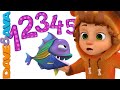 12345 Once I Caught a Fish Alive | Nursery Rhymes and Baby Songs from Dave and Ava