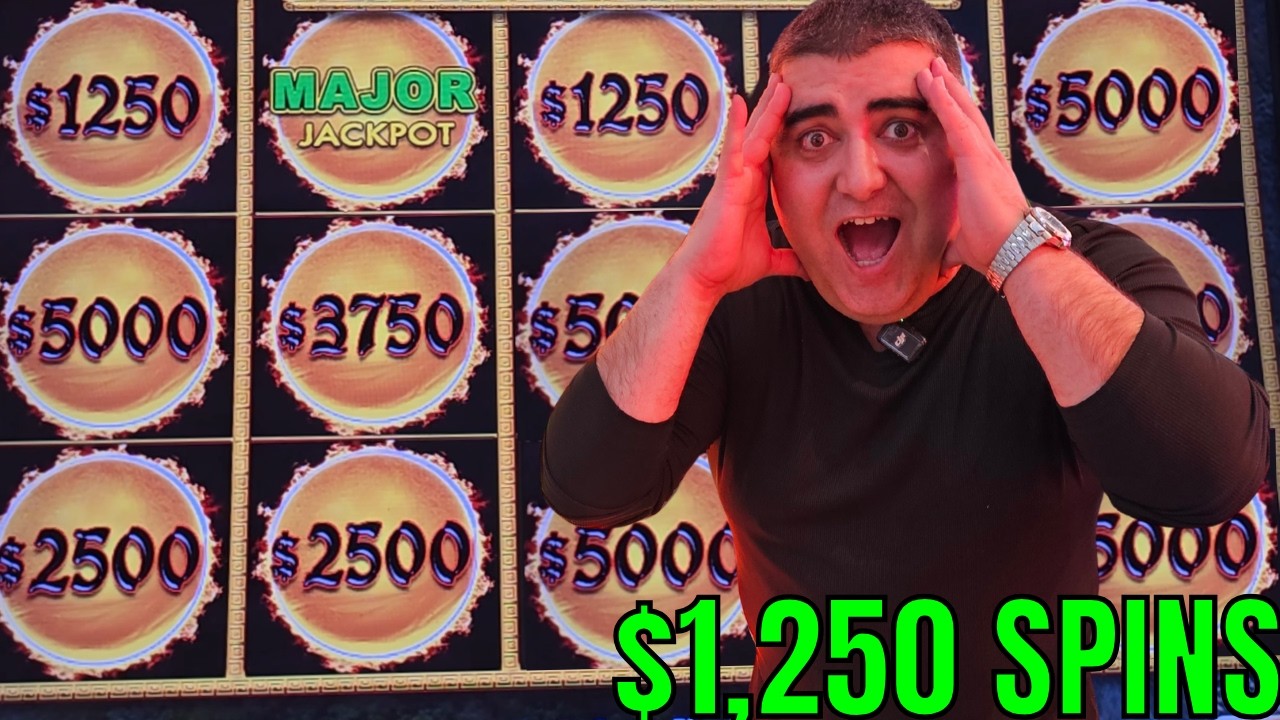 $1,250 Spins Million Dollar Dragon Link Slot EPIC JACKPOTS