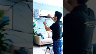 How to cleaning split ac #tecnician #airconditioner #shorts