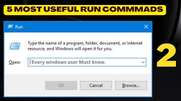 5 most Useful Run Commands you should know l Part – 2