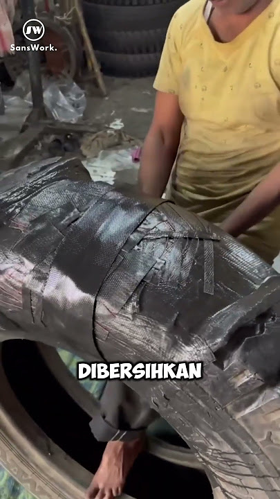 Inilah Cara Bikin Ban Bekas Jadi Kayak Baru Lagi!