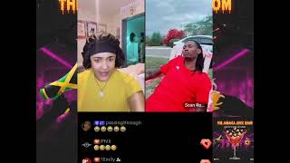 Shay and Skydiamond  saga continue , watch till the end massive #tiktok #live #tiktokers #jamaica 