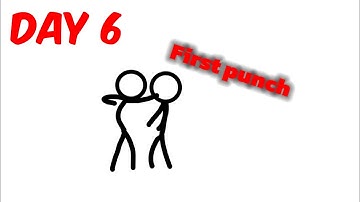 Day 6 of learning stick man animations with my phone 