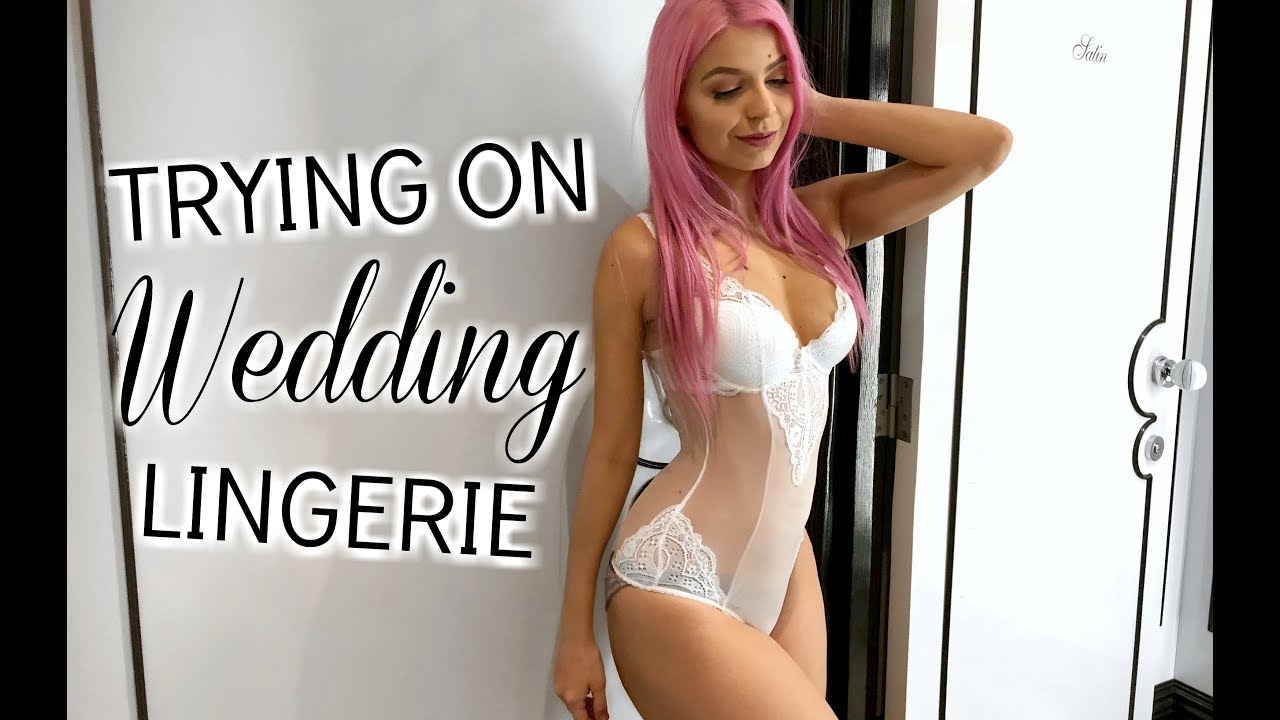 Trying On Wedding Night Lingerie/ Underwear 