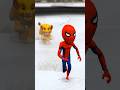 GTA V SPIDER-MAN HELPS HIS SON SAVE A LION 😥| #shorts