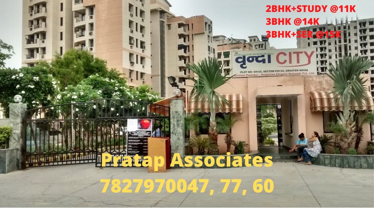 Furnished Flat for Rent in Vrinda City Apartment, Phi4, Greater Noida