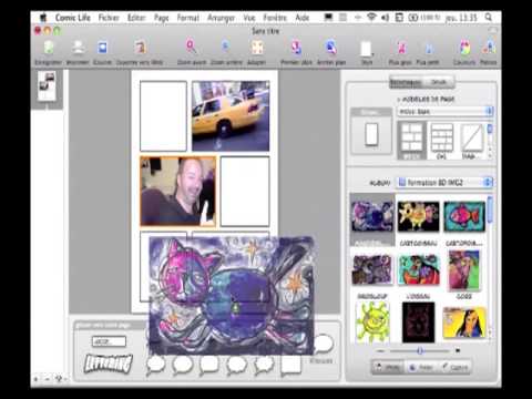  Bande dessinée - ComicLife 1.5 - Capsule 1 - Comment insérer des images