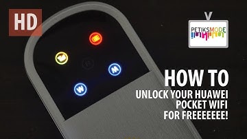 How to unlock your Huawei pocket wifi for FREE! - E5832