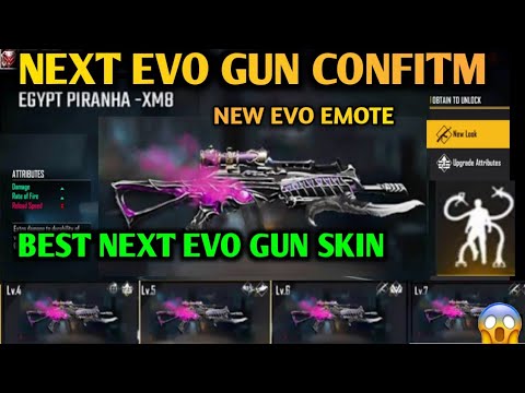 NEXT EVO GUN SKIN FREEFIRE, UPCOMING EVO GUN SKIN, EVO XM8 GUN SKIN  FREEFIRE