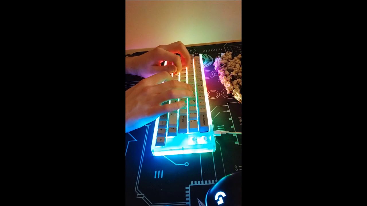 YC66 with Gazzew Boba U4 Silent Tactile Switches (68g)