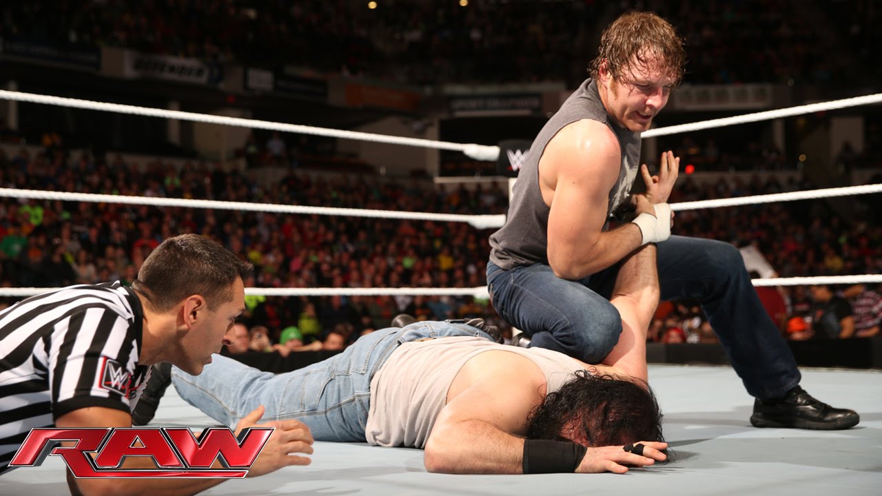 Dean Ambrose vs. Luke Harper – Intercontinental Championship Match: Raw ...