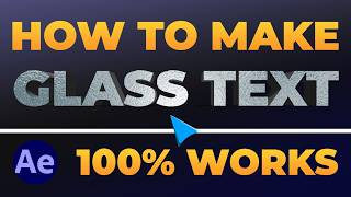 How To Make Glass Text in Element 3D After Effects (𝟮𝟬𝟮𝟲) | 100% WORKS | NO Yapping | FAST & EASY