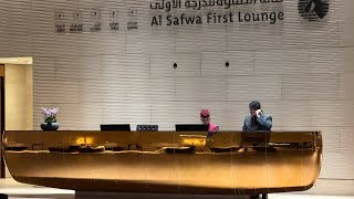 Al Safwa First Class Lounge Qatar Airways Doha Airport (DOH) Review
