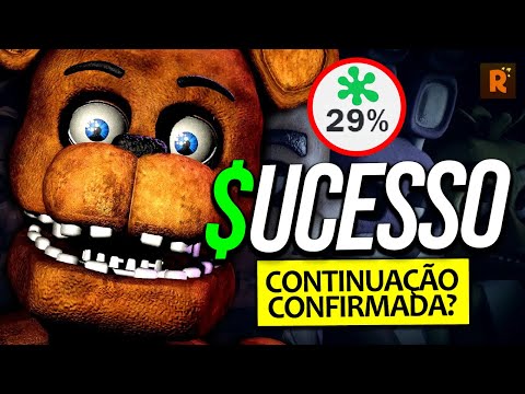 Five Nights at Freddy's' segue na LIDERANÇA das bilheterias brasileiras  neste final de semana - CinePOP