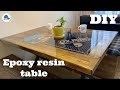 【レジンテーブル作り方】40ℓのエポキシ樹脂を流し込み、自分の宝物を閉じ込めた!【Epoxy resin table DIY】How to make