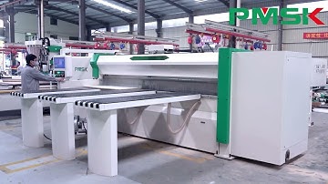 PMSK PN320 wood panel saw cutting automatic feeding computer cnc beam saw machine for furniture