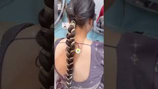 New Ribbon Braid Hairstyle for Weddings 🎀 | Step by Step Tutorial#viral #hair #accessories #shorts