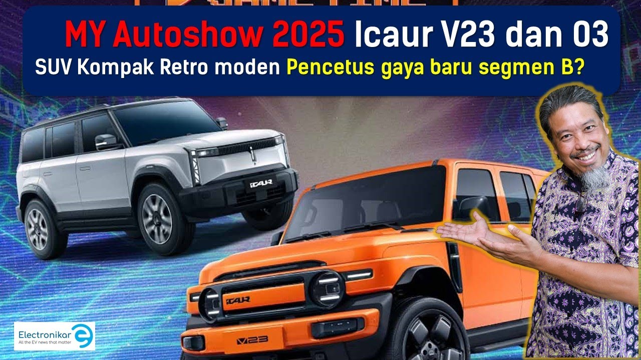 Jenama baru Chery Icaur perkenal dua SUV Kompak Retro V23 dan 03