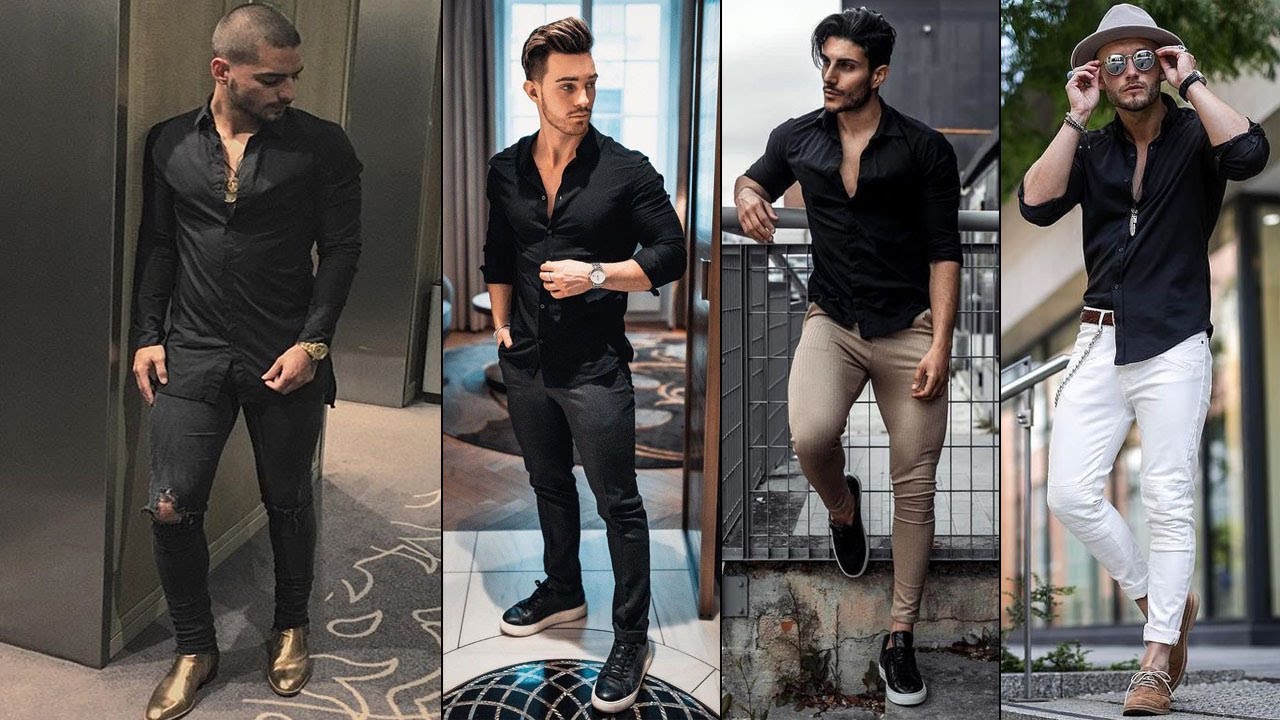 Black Shirt Outfits Ideas For Men - 11 Ways To Wear a Black Shirt