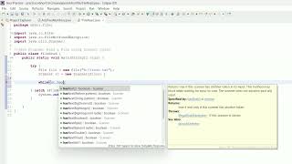 Java Program Read a File using Scanner Class  Java File Handling Tutorial