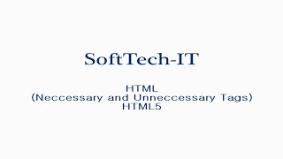 5   SoftTech IT Front End Premium HTML CSS PHP class 3 Full html part 3
