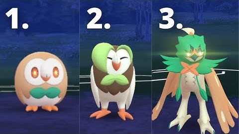 Pokemon Go but I can only use Rowlet Evolution Line!