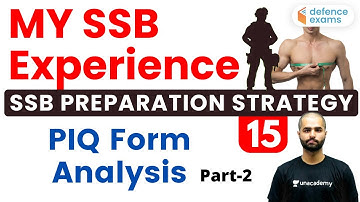 10:00 PM - SSB Interview Preparation | SSB PIQ Form Analysis by Pranav Sir (Part-2)