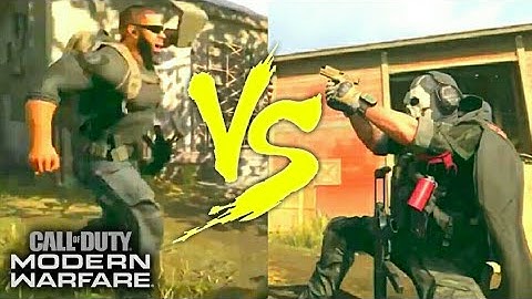 Lerch VS Ghost Who Has The Best Default Execution Takedown🤔? -  Modern Warfare Execution