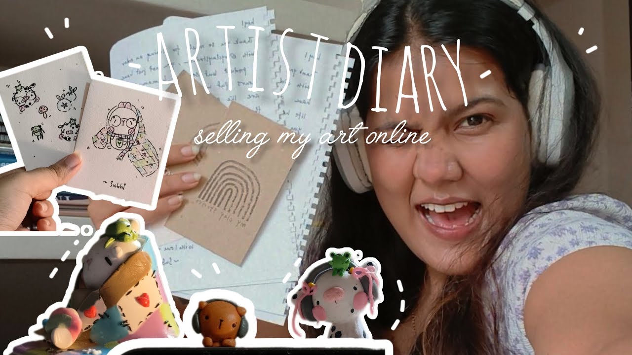 how I started my small business ⁠ | vlogs | artist diaries - YouTube