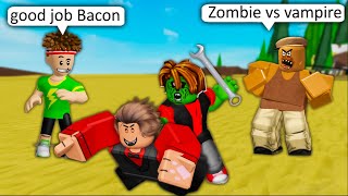 ROBLOX A DUSTY TRIP 3: ZOMBIE vs VAMPIRE / ROBLOX Brookhaven 🏡RP - FUNNY MOMENTS screenshot 1