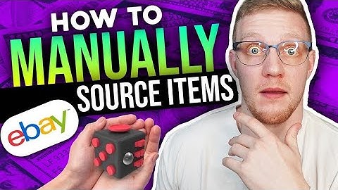 How To MANUALLY Source eBay Dropshipping Items 2020