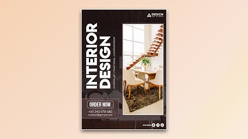 Interior Design Advertisement Flyer | Make in Affinity Designer