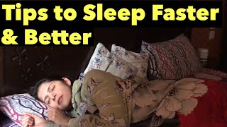 Tips to Sleep Better | How to Treat Insomnia | How to get a good Night Sleep | Sleep in 60 Seconds