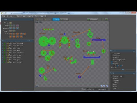 VBox2D preview 03 - joints - Box2D editor